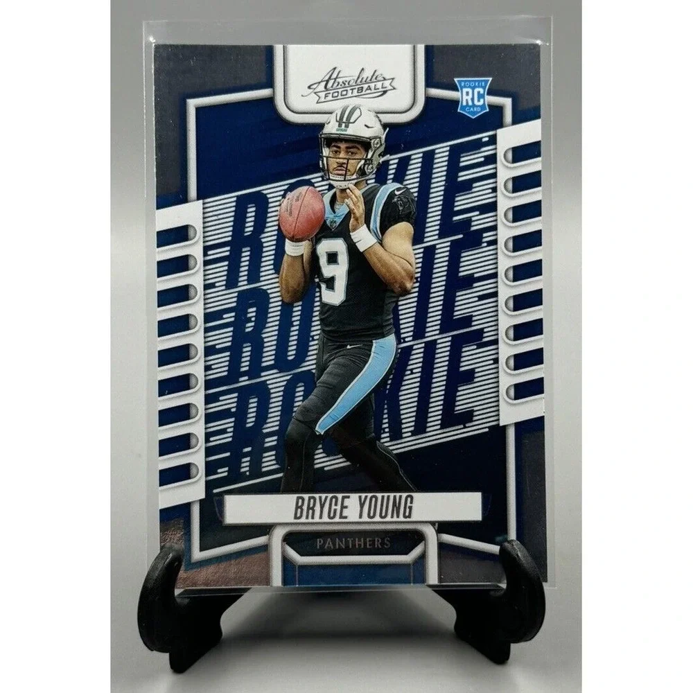 Bryce Young RC 2023 Prizm Absolute‎ Football #101 Carolina Panthers Rookie Card